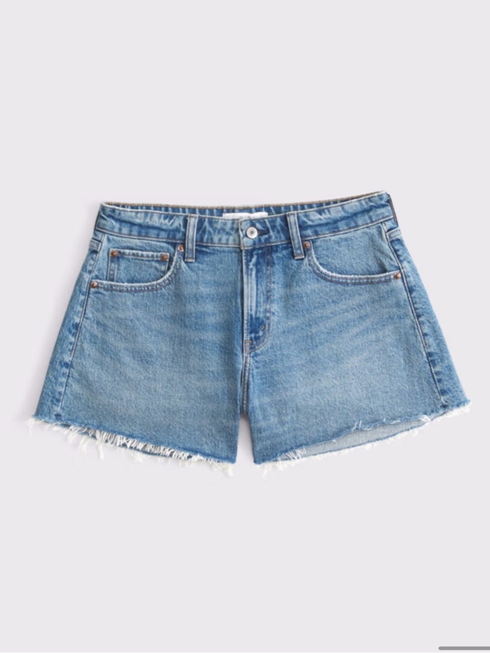A&F Curve Love Mid Rise A-Line Short